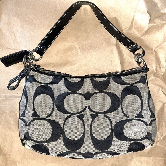 COACH Authentic Signature Jacquard Bag F17439 - Picture 2 of 15